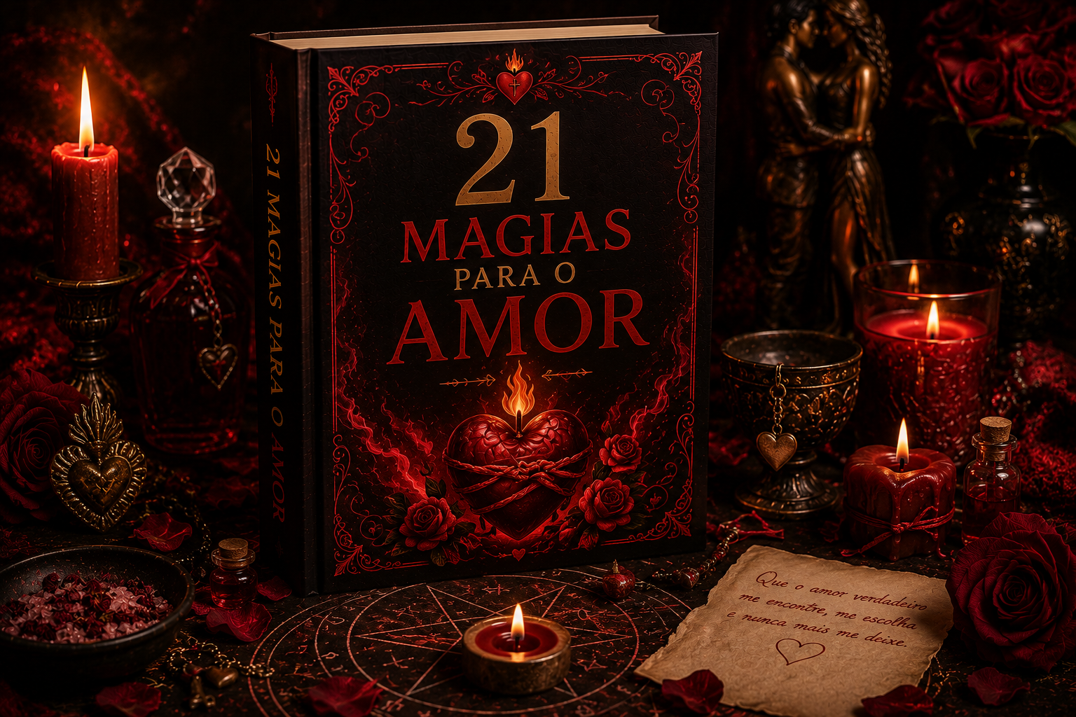 Capa do e-book 21 Magias para o Amor