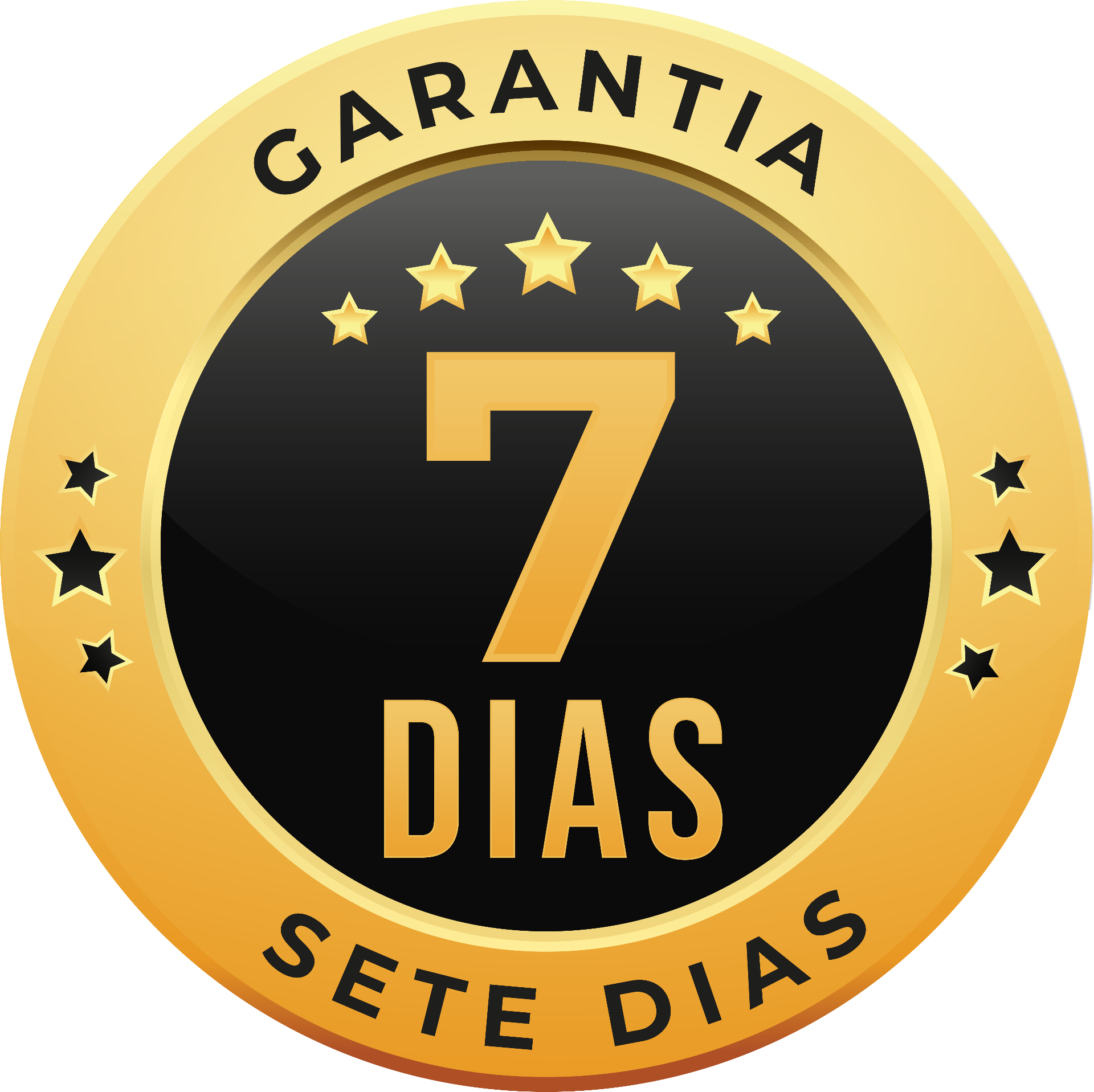 Selo de garantia de 7 dias