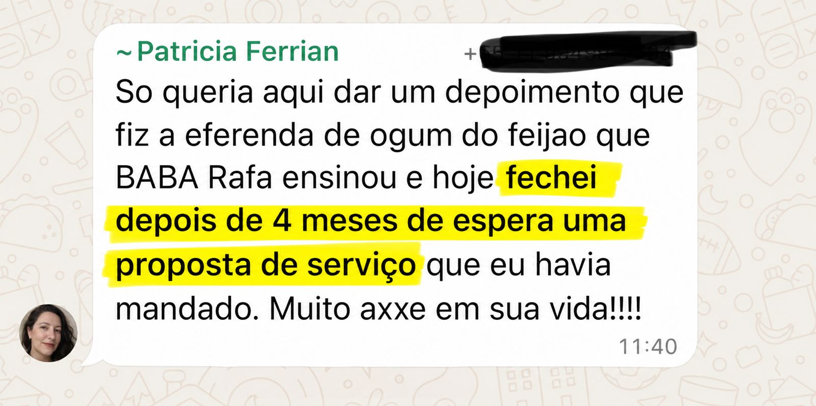 Depoimento 1